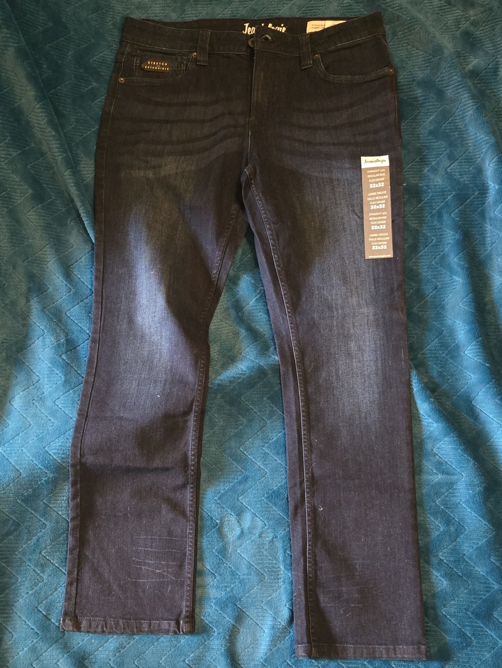 Men’s Straight Jeans in Dark Indigo -